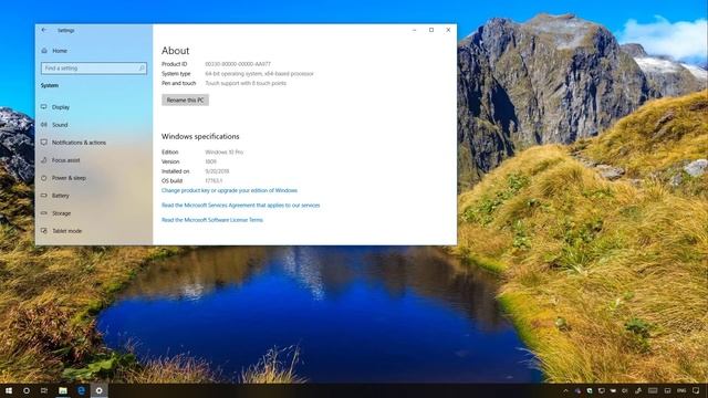Windows 10 tutorial: Check if the October 2018 Update, version 1809, installed your PC смотреть онлайн
