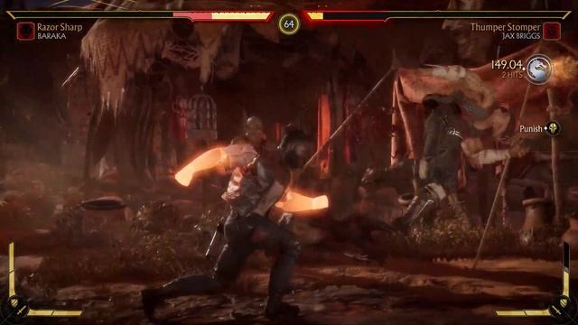 Mortal Kombat 11 Baraka Vs Jax (Very Hard) смотреть онлайн
