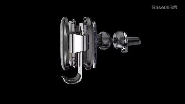 Baseus CD Slot Wireless Car Charger for iPhone 11 Pro Max Samsung Fast Wireless Charging Charger Gr смотреть онлайн