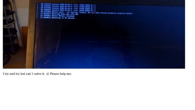 Ubuntu: Kernel panic - not syncing: Not all CPUs entered broadcast exception handler смотреть онлайн