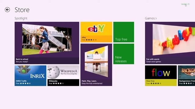 Windows 8: Install an Update from Windows 8 Store смотреть онлайн