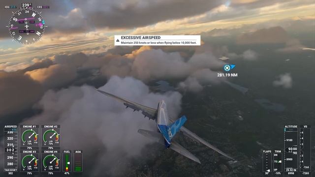 MICROSOFT Flight Simulator 2020 "BOEING" flying over NEW YORK! смотреть онлайн