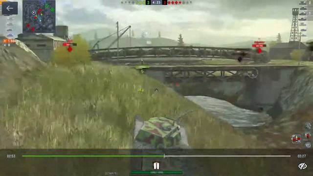 wotb : ARL 44 Mastery Game (6 KILLS)- World of Tanks Blitz смотреть онлайн