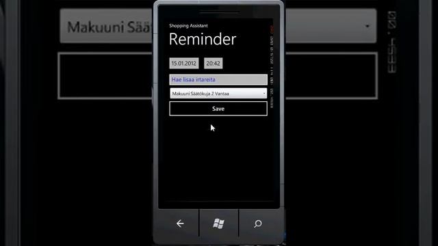 Shopping Assistant: Windows Phone demo смотреть онлайн