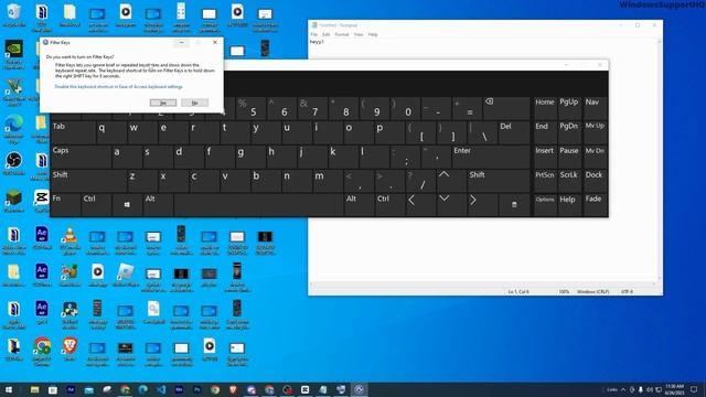 How to Lock / Unlock Keyboard in Windows 10 PC or Laptop (2023) смотреть онлайн