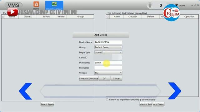 SETTING CCTV ONLINE XMEYE VIA KOMPUTER MEMAKAI PROGRAM VMS TERBARU смотреть онлайн