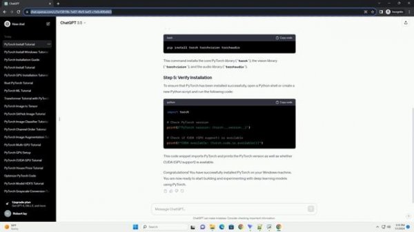 pytorch install windows pip