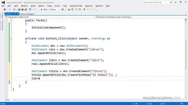 C# Intermedio - 8 - Creación de Archivos XML смотреть онлайн