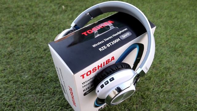 review of Toshiba RZE-BT200H Wireless Stereo Bluetooth Headphone and un-boxing смотреть онлайн
