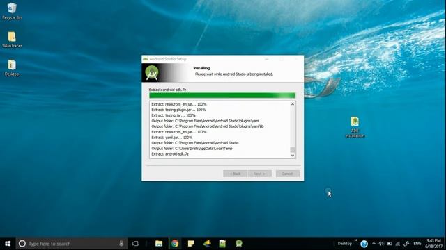 Installation of Andriod Studio in Windows смотреть онлайн