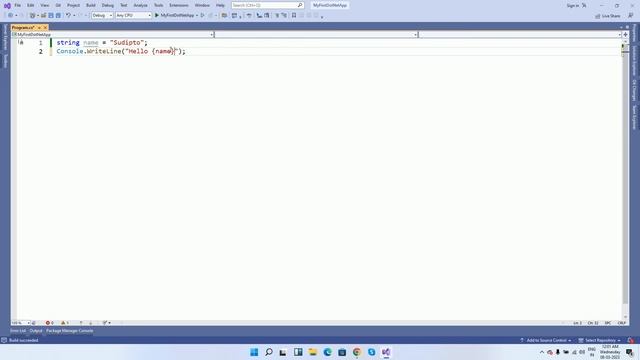 How To Write Your First Dotnet C# Program смотреть онлайн