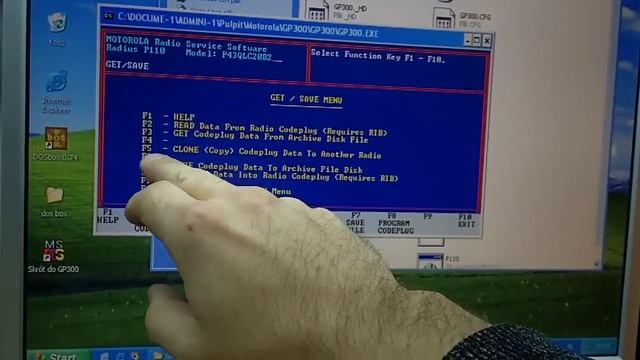 Motorola P110 GP300 i GM programowanie смотреть онлайн