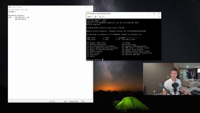 Installing pfSense Community Edition 2.5.2 firewall on ESXi VM смотреть онлайн