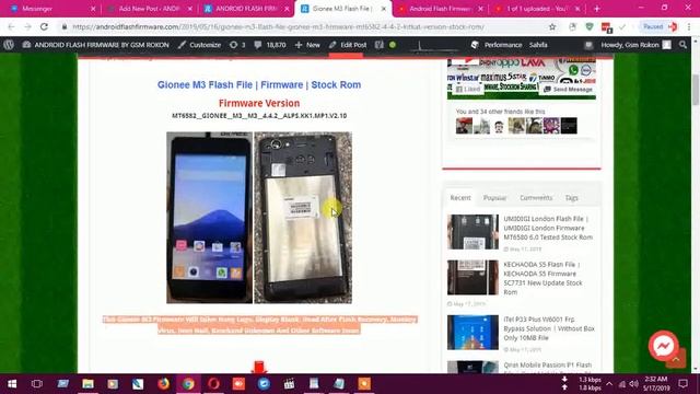 Gionee M3 Flash File | Gionee M3 Firmware MT6582 4.4.2 (Kitkat) Version Stock Rom смотреть онлайн