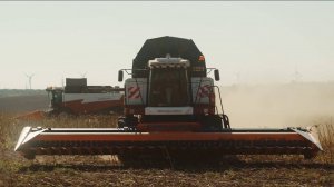 ТОRUM 785 и жатка для уборки подсолнечника Tetrax, обзор работы в поле