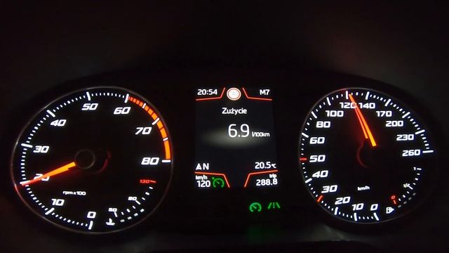 Seat Leon 2.0 TSI FR DSG (2019) - zużycie paliwa смотреть онлайн