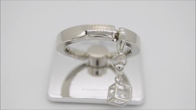 Swarovski Crystals allurRing Cell Phone Ring Holder by GPEL (Brody Silver Cube) смотреть онлайн