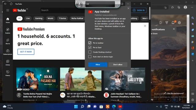 How to install YouTube app any laptop computer with screen reader blind users accessible way смотреть онлайн
