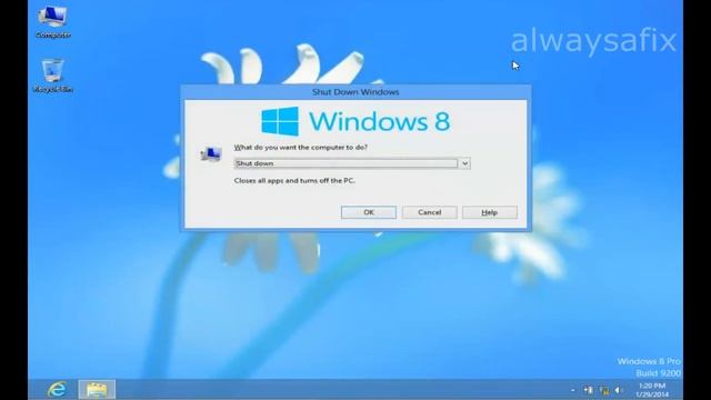 Windows 8 safemode with F8 fix смотреть онлайн