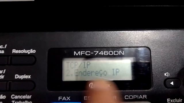 Como colocar i.p. rede cabo na impressora brother Mfc 7460 7360 7860 смотреть онлайн