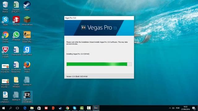 How to install SONY VEGAS PRO 13! [Windows 10] 64 bits! смотреть онлайн