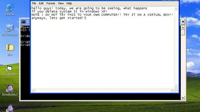 what happens if you delete system 32 on windows xp? смотреть онлайн