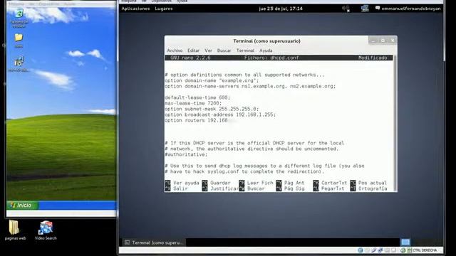 servidor de dhcp en debian 7 3tic5 fernando смотреть онлайн