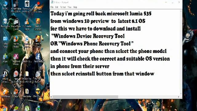 microsoft lumia 535 roll back from windows10 preview to 8.1 смотреть онлайн