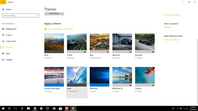 10.How to use personalized settings themes,wallpapaer,lockscreen in windows 10 смотреть онлайн