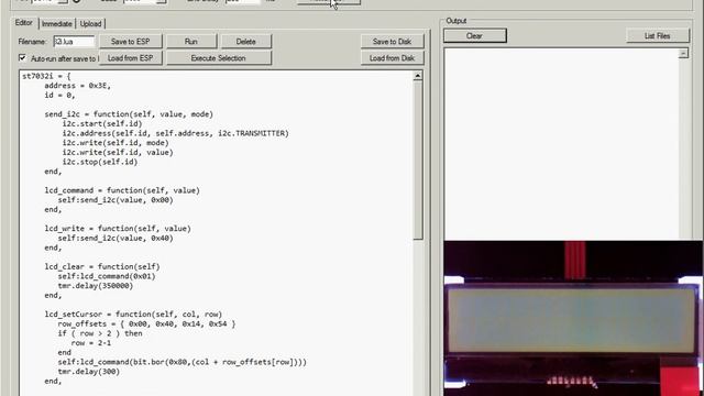 ST7032i - I2C LCD - ESP8266 Module Driver test смотреть онлайн