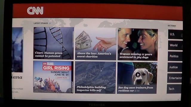 Windows 8 Top ten apps review CNN news app смотреть онлайн