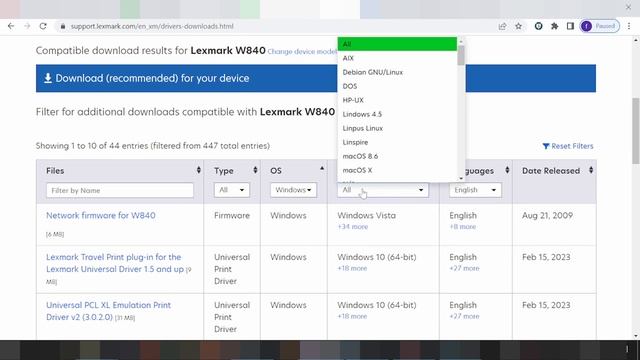 Lexmark W840 Driver Download and Setup Windows 11 Windows 10 смотреть онлайн