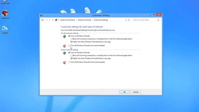 How to disable firewall [Windows 8] смотреть онлайн