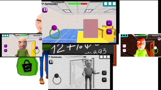 Preview 2 Baldi's Education in School 3D смотреть онлайн