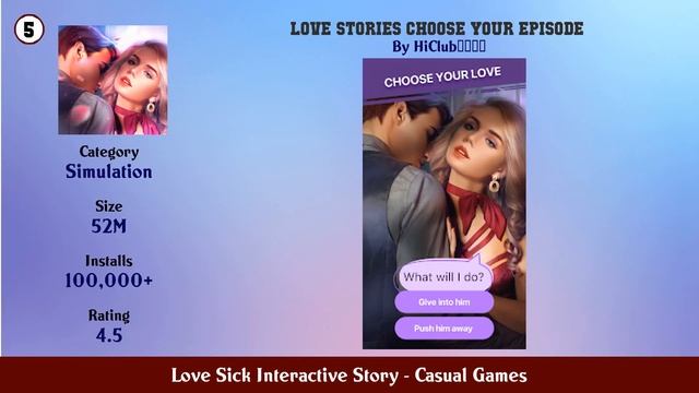 Top 10 Love Sick Interactive Story Android Games смотреть онлайн