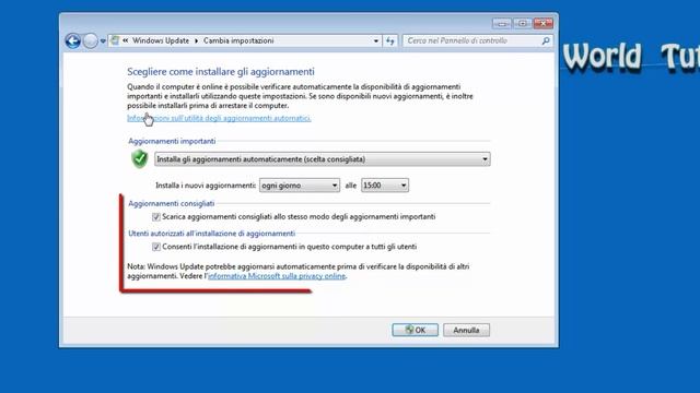 COME FERMARE GLI AGGIORNAMENTI AUTOMATICI DI WINDOWS 7 смотреть онлайн