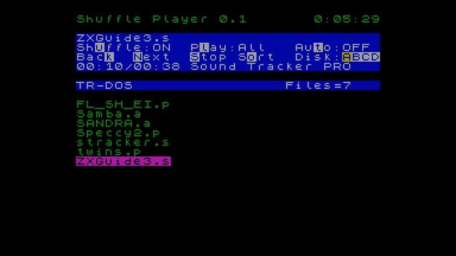 Shuffle Player 0.1 - haywire [#zx spectrum AY Music Demo] смотреть онлайн