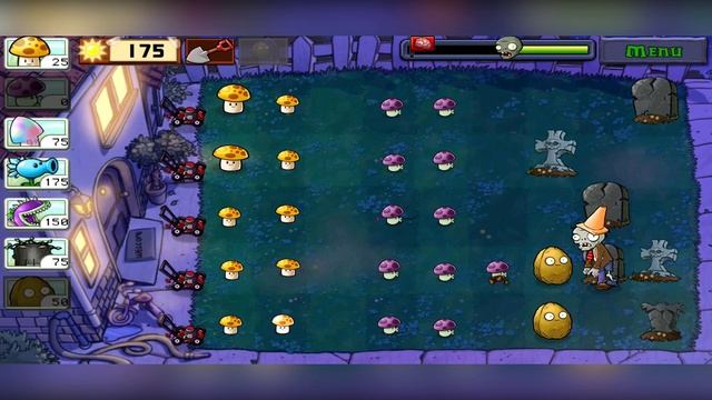 Plants vs. Zombies™ FREE - Gameplay #2 - Night - Level 1-10 (Android, iOS) смотреть онлайн