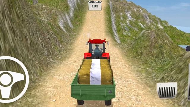 Mountain Tractor Transport Fun Driving - Tractor Wala Game - Android Gameplay смотреть онлайн