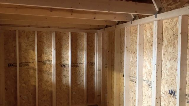 8x16 Lofted Shed built by EZ Portable Buildings смотреть онлайн