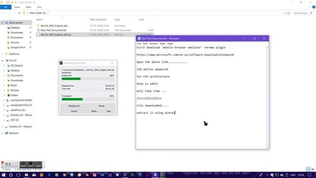 Offline upgrade | Windows 10 OS | No data loss смотреть онлайн