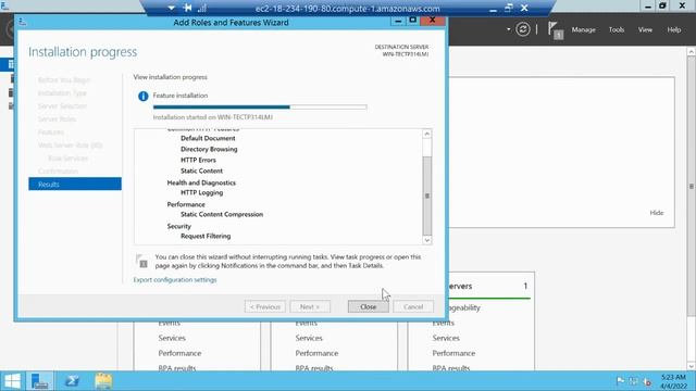 How to create IIS webserver from Windows EC2 Instance смотреть онлайн