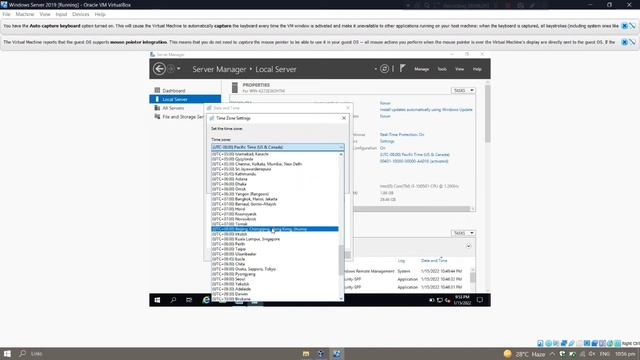 Windows Server 2019 Initial Setup and Configuration (Using Virtual Box) смотреть онлайн
