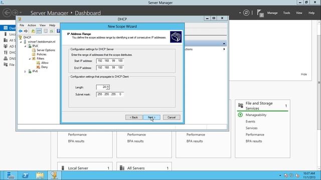 Windows Server 2012 IP + DHCP Installeren смотреть онлайн