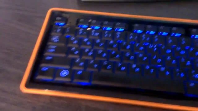 Gembird KB-6050LU-RUA illuminated ( backlit ) keyboard short review смотреть онлайн