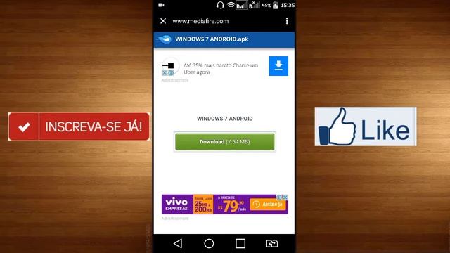 Como Transformar Seu Android no Windows 7, XP e Vista смотреть онлайн