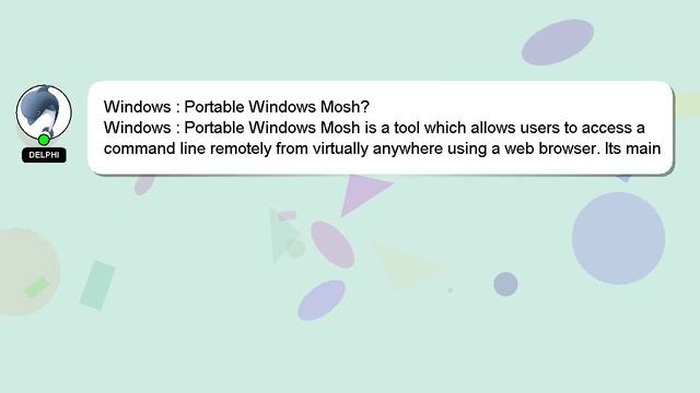 Windows : Portable Windows Mosh? смотреть онлайн