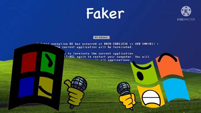 Faker But Windows 95 And Windows XP Sings It смотреть онлайн