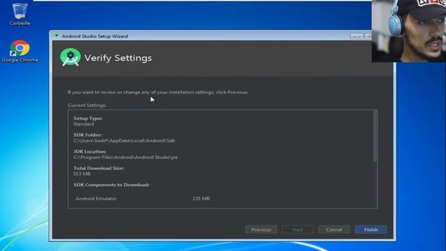 شرح طريقة تحميل وتثبيت اندرويد ستوديو ( مع sdk الخاص به ) смотреть онлайн