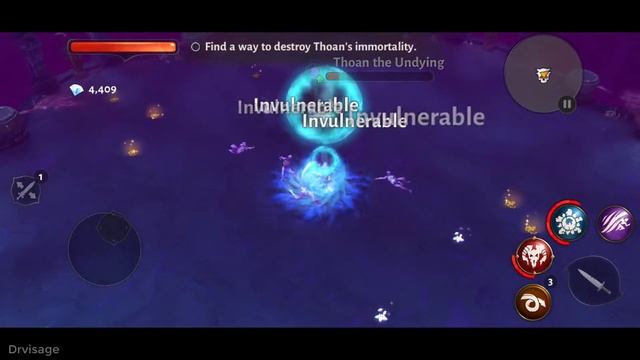 Dungeon hunter 5 inner sanctum death 2 EASY boss - Drvisage смотреть онлайн